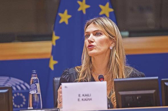 La vicepresidenta del Parlamento Europeo Eva Kaili, investigada por corrupción.