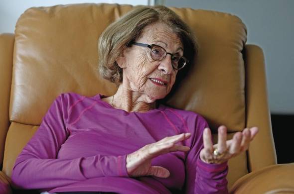 Eva Ehrenfeld, de 91 años, es oriunda de Kosice, cerca del límite con Hungría, en la antigua Checoslovaquia.