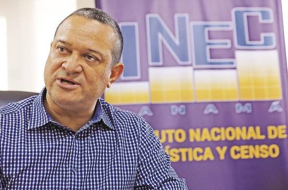 El director del Instituto Nacional de Estadística y Censo (Inec), Samuel Moreno