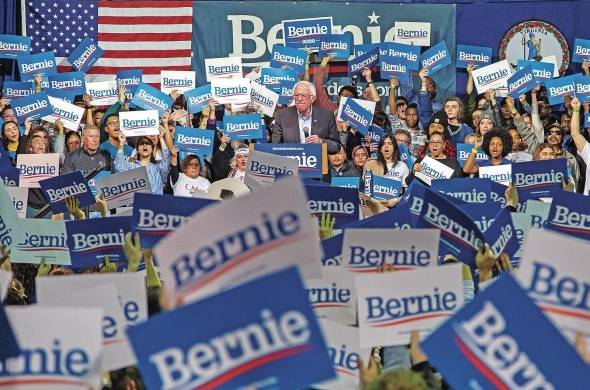 Las encuestas colocan a Bernie Sanders como el candidato con mayor probabilidades de salir fortalecido en el “super martes”.