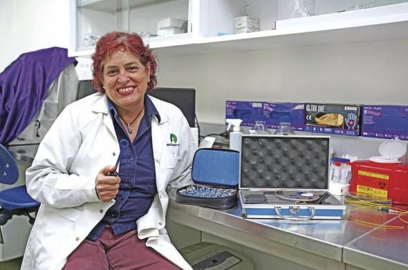 Dra. Carmenza Spadafora, coordinadora del Centro de Biología Molecular de enfermedades