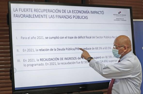 Héctor Alexander, ministro de Economía y Finanzas, detalla los avances de la recuperación económica en 2022