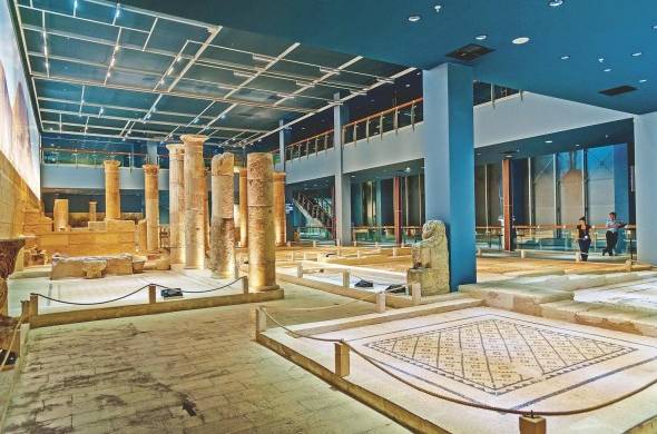 Vista de una de las salas Museo del mosaico de Zeugma