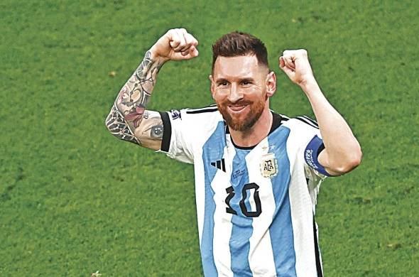 El capitán de la selección argentina, Leonel Messi.