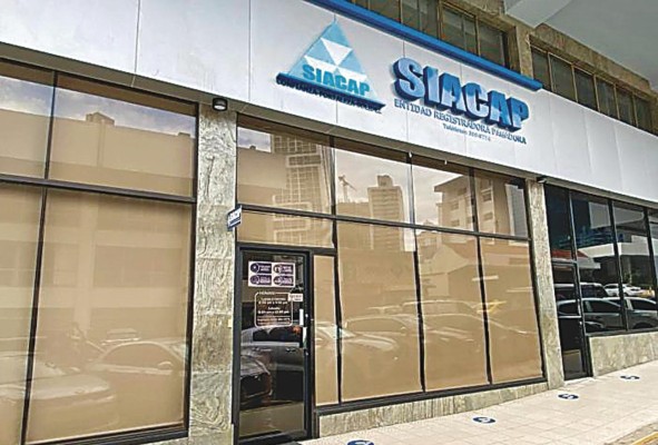 Fachada de una sucursal del Sistema de Ahorro y Capitalización de Pensiones de los Servidores Públicos, Siacap.
