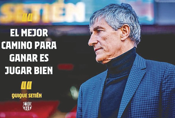 Quique Setién se ha comprometido a mejorar el fútbol desplegado por el Barcelona, tiene que demostrarlo con hechos.