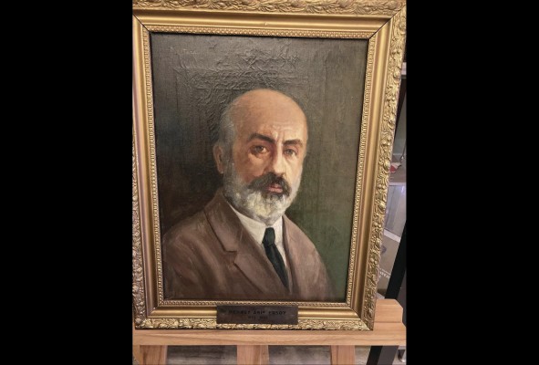 Retrato de Mehmet Âkif Ersoy
