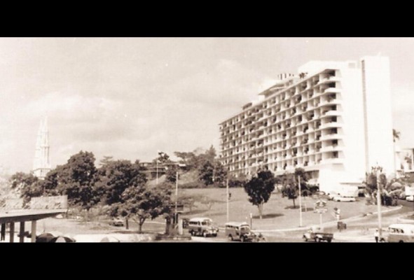 Imagen histórica del hotel El Panamá.