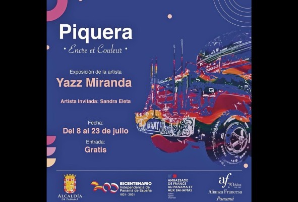 La exposición se llevará a cabo del 8 al 23 de julio en la Alianza Francesa de Panamá.