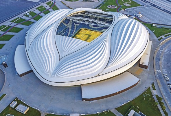 Vista del estadio Al Janoub en Al Wakrah, Catar