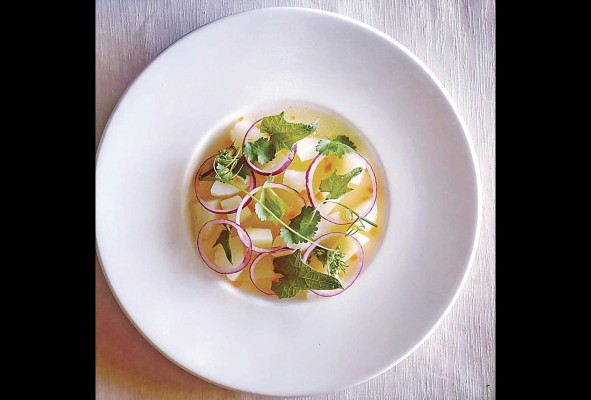 Ceviche de chayote