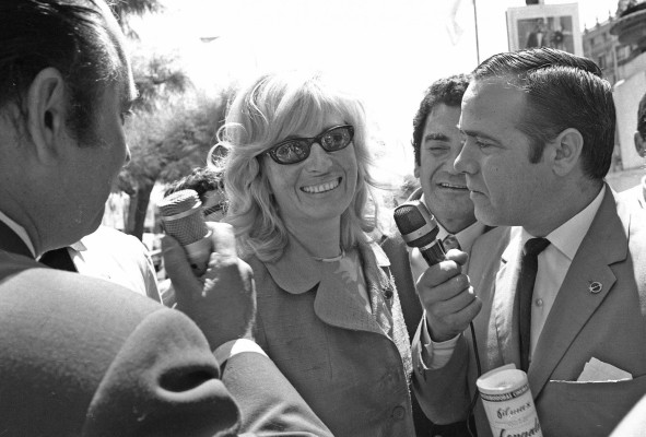 Imagen de archivo de la actriz italiana, Monica Vitti en una visita a España en 1968.