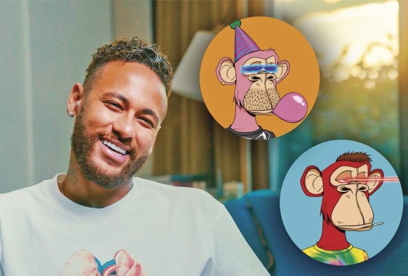 Neymar invirtió en más de un millón de euros en dos obras NFT.