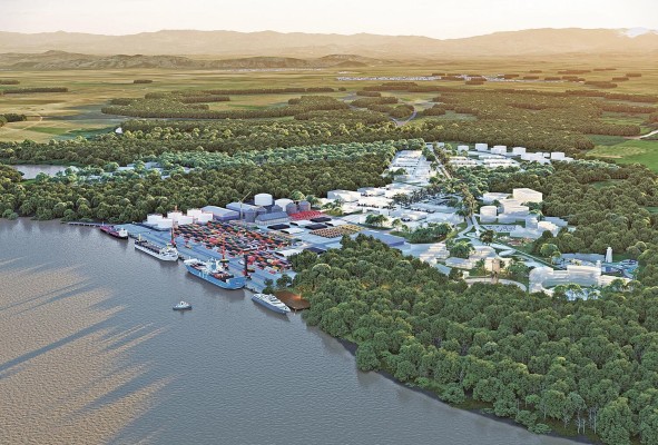Puerto Barú en David es un proyecto de capital 100% privado, con inversionistas de Estados Unidos que se desarrollará en 124 hectáreas de terreno privado.