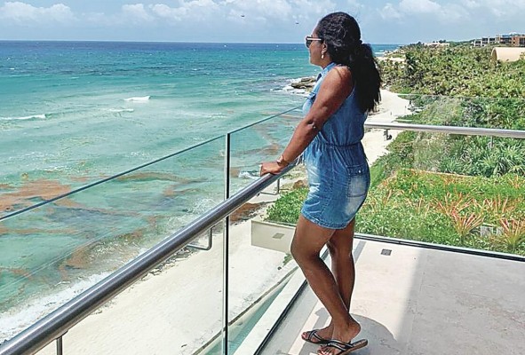 La vista desde la terraza es espectacular