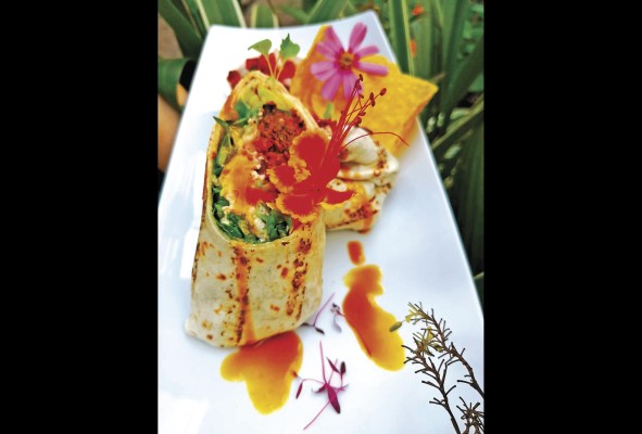 'Máster burrito' es la receta estrella del chef.