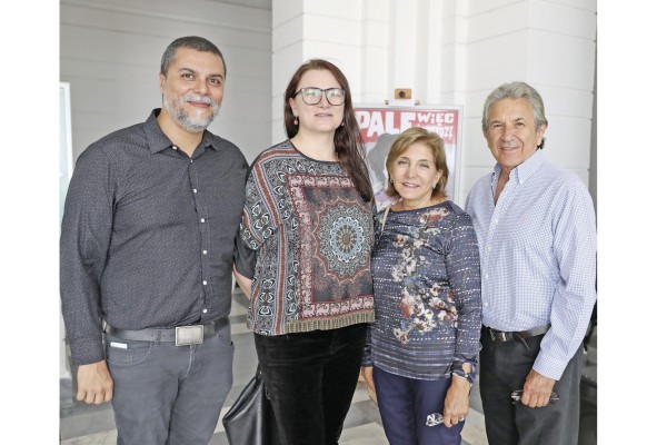Javier Pabón, Dorota Kobierowslea, Frida Schart y John Sanabria