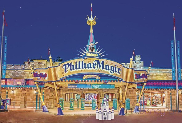 Mickey's PhilharMagic abrió con la dirección de Scribner y la historia de Alex Mann.
