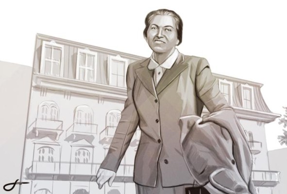 La visita de Gabriela Mistral