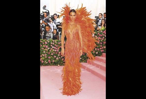 La modelo Kylie Jenner en la gala del Met en 2019.