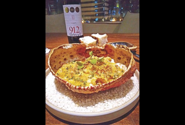 Centollo gratinado