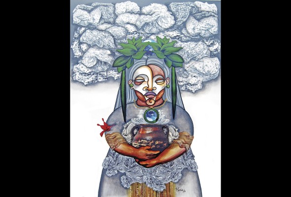 'Pachamama', una obra de la artista María Aguilar Balsells.