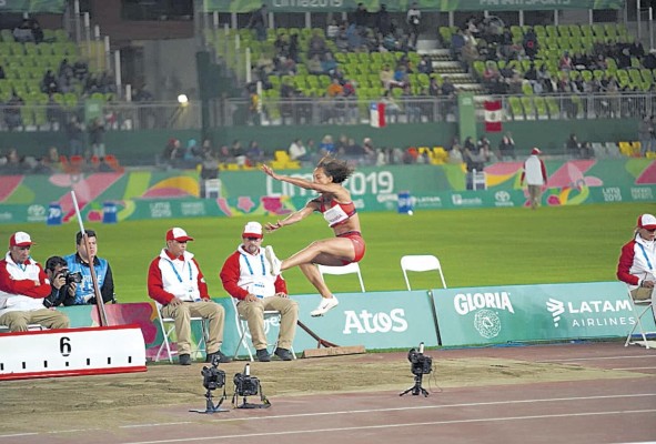 Nathalee Aranda, durante su participación en el Panamericano. de Lima 2019, donde ocupó el cuarto lugar.