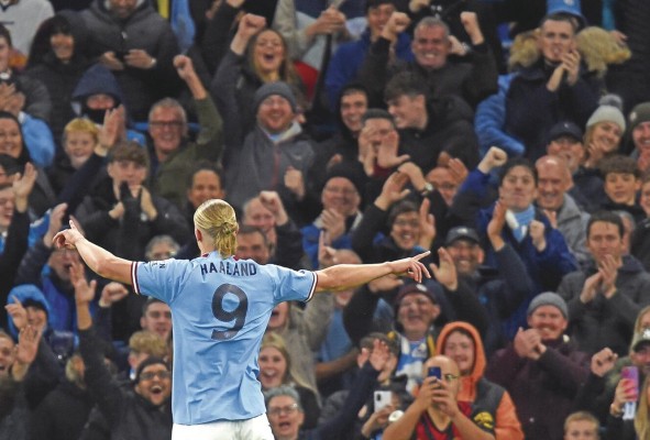 El delantero noruego Erling Haaland