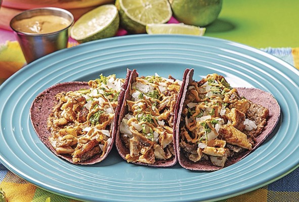 Los jawarma tacos, oferta de la Tapa del Coco, son un platillo de tacos con influencia de la cocina interiorana panameña.