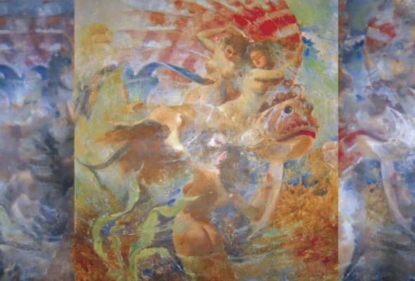 Obra de Humberto Ivaldi, imagen del documental.