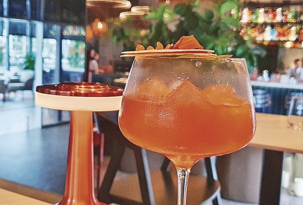 Cóctel 'White tiger'.