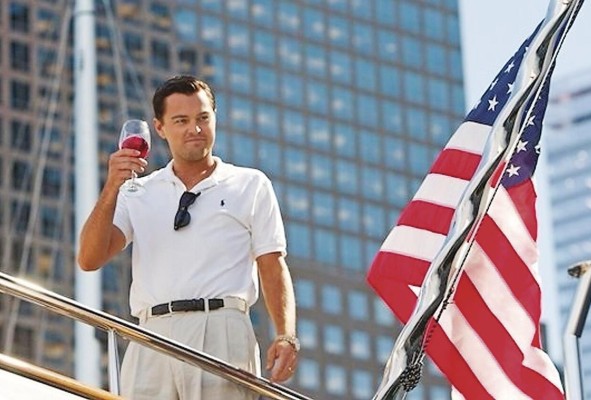 Leonardo DiCaprio en 'El lobo de Wall Street'