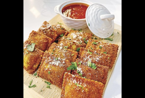 Raviolis empanizados