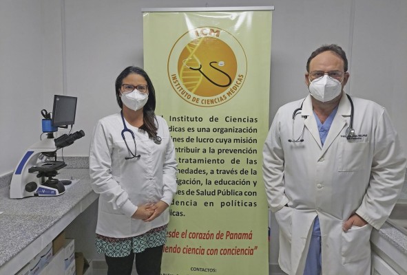 Los fundadores del ICM son la Dra. Virginia Núñez-Samudio, médica epidemióloga, y el Dr. Iván Landires, pediatra y genetista.