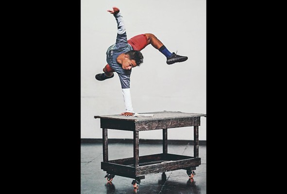 Leonardo Bermúdez durante el ensayo.