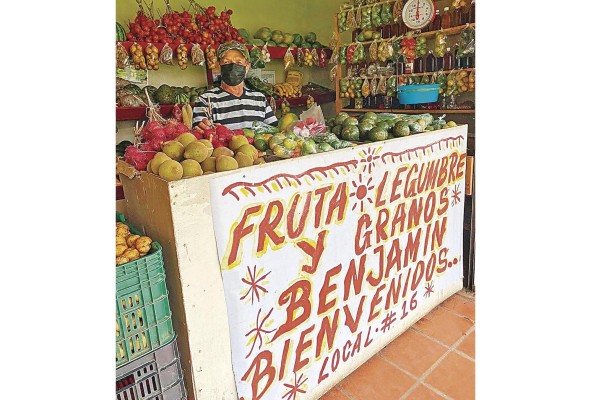 Kiosko #16 del Mercado Municipal de Boquete, uno de los aliados de la fundación en el plan piloto.