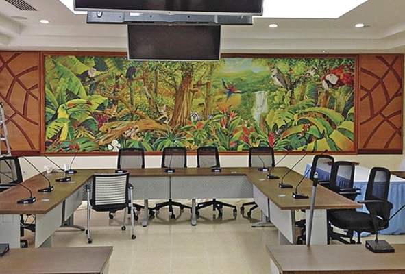 Los murales del maestro David Vega
