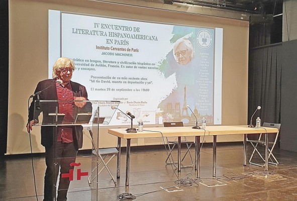 El escritor cubano Jacobo Machover, en ediciones pasadas del evento.