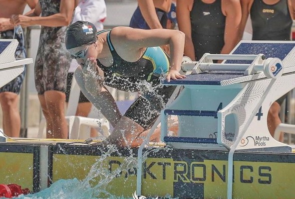 Carolina Cermelli durante los Juegos Bolivarianos en Valledupar.