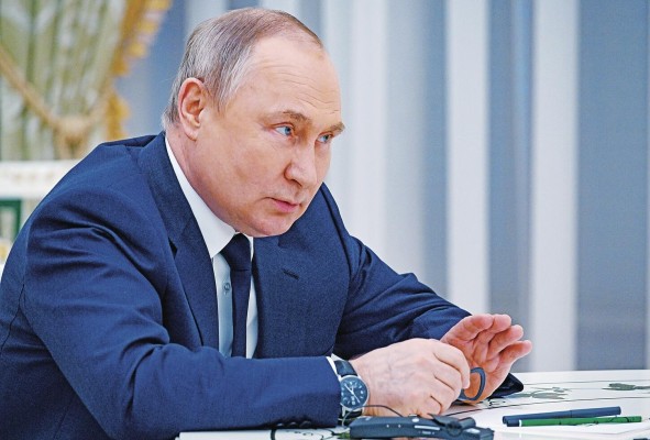 El presidente de Rusia,  Vladimir Putin.