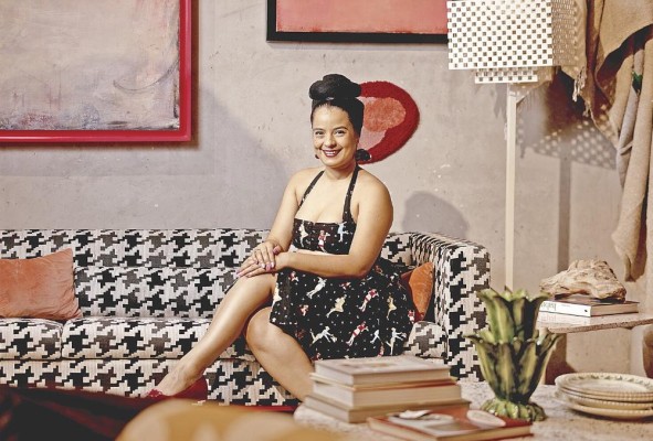 La directora de la obra, Dayana Moreno.