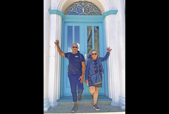 Los chefs Isaac Villaverde y Elena Hernández