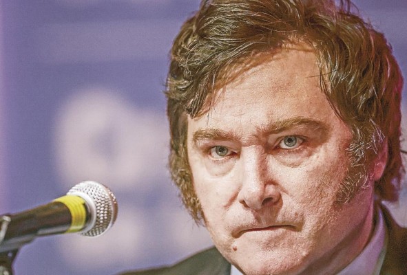 El economista y candidato a la Presidencia de Argentina Javier Milei, en una fotografía de archivo.