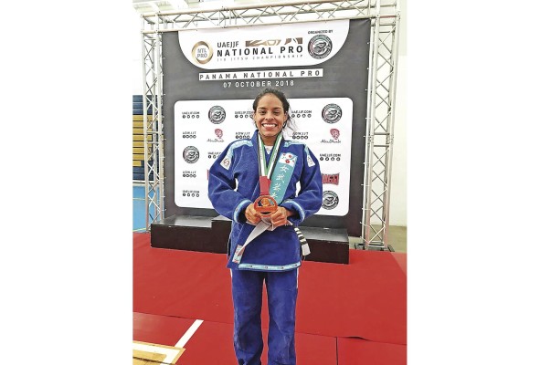 La panameña es campeona femenina -49kg Panamericano de la JIIF 2018.