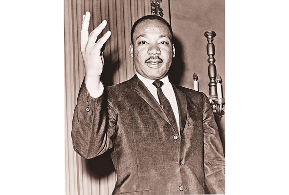 Martin Luther King Jr., con tan solo 35 años recibió el premio Nobel de la Paz.