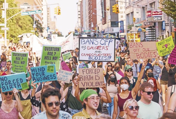 Manifestación a favor del aborto el 24 de junio en Nueva York