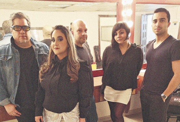 Integrantes de la banda 'Lógica Estelar'
