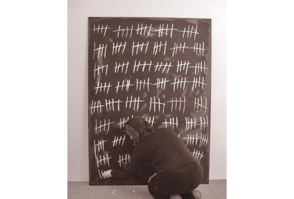 Parte de 'Blackhole', trabajo de la artista basado en dibujo para niños.