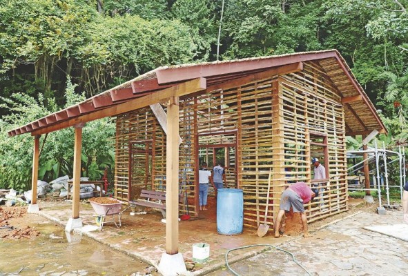 Estructura de una casa tradicional.