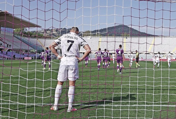 El Juventus bajó a la cuarta posición en la Serie A.